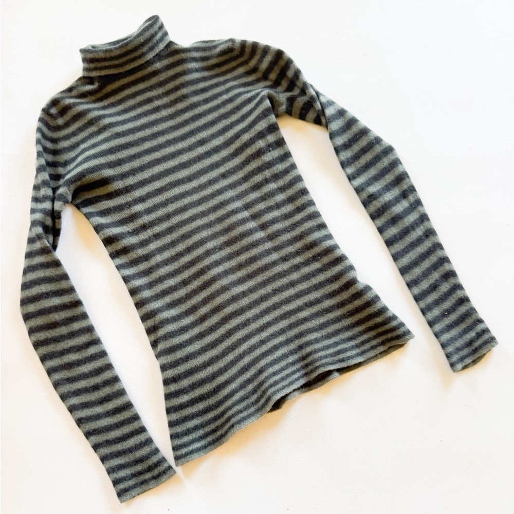 VINCE 100% Cashmere Womens Size Small Striped Turtleneck Sweater 038-C
